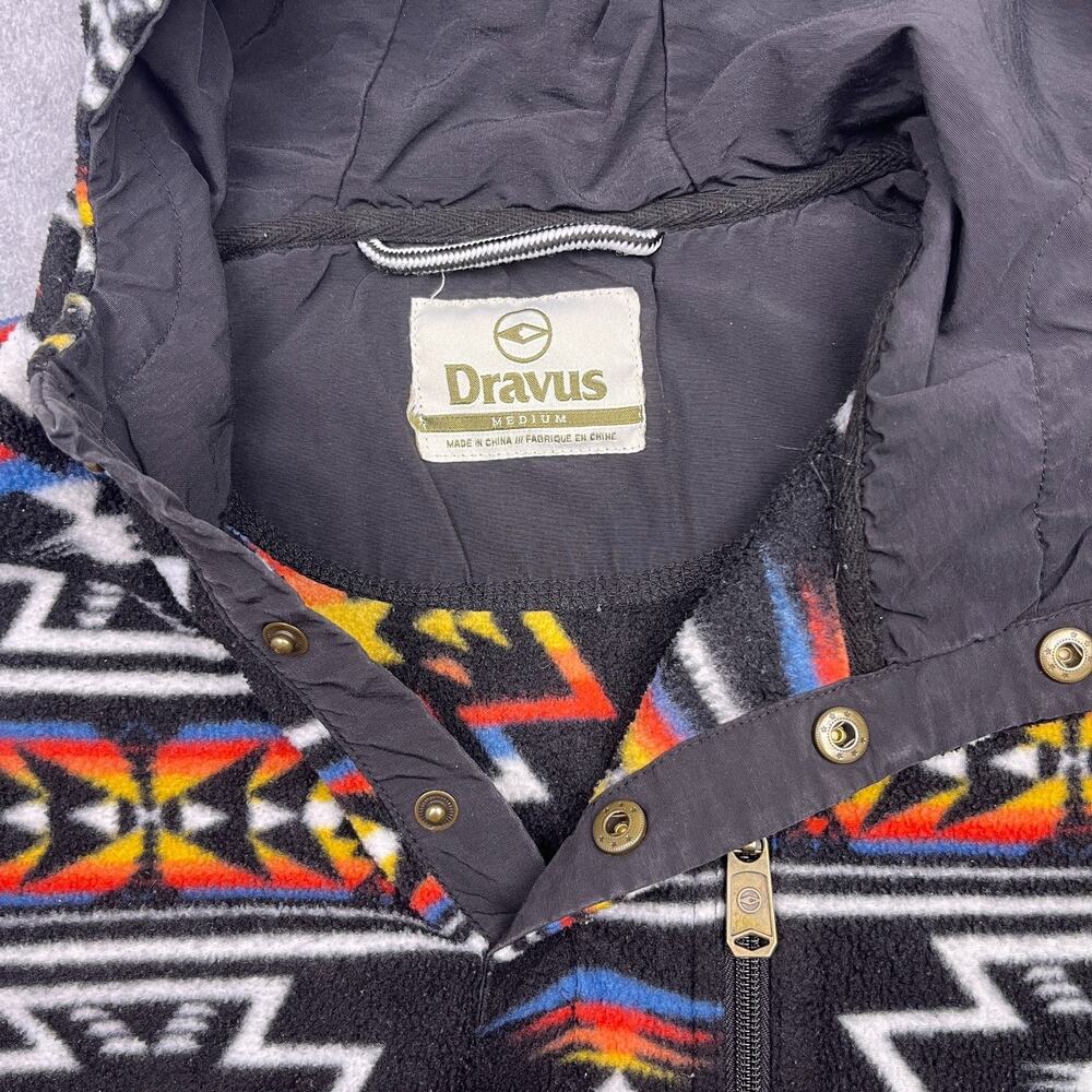 Dravus Pullover Hoodie Aztec Snap Button Medium Southwest - Picture 4 of 11